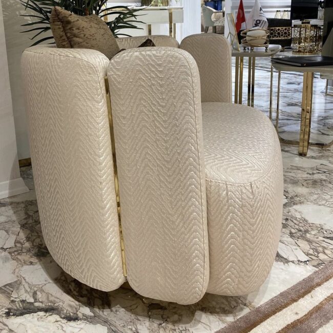 Mirage gold armchair