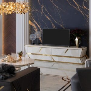 Dubai Accent Chair Black And Gold