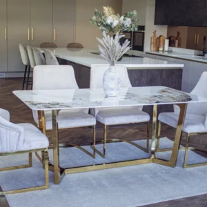 Nero Marble Dining Set - Image 5