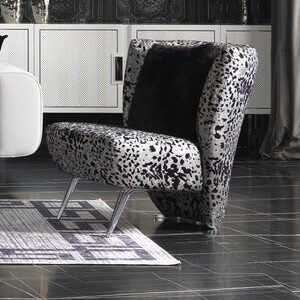 silver accent chair