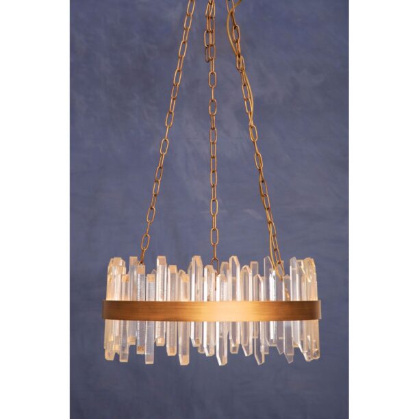 Copper Band Chandelier