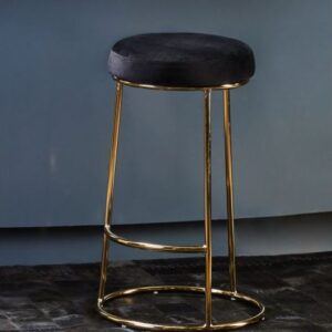 black and gold bar stool