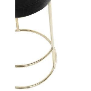 Luxe Bar Stool Black & Gold - Image 7