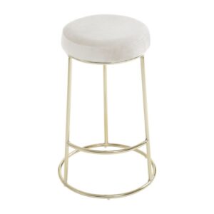 Luxe Bar Stool Cream & Gold - Image 7