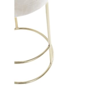 Luxe Bar Stool Cream & Gold - Image 8