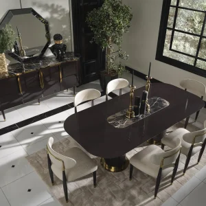 Upgrade your dining experience with our elegant range of dining tables, chairs, and sideboards. Discover the perfect combination of style and functionality to enhance your home décor. From contemporary designs to timeless classics, find the ideal pieces to create a welcoming and stylish dining space.