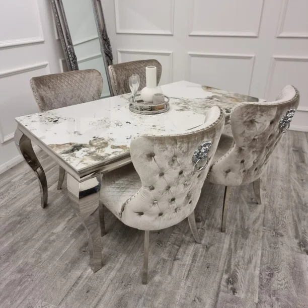 Loui Marble Dining Set