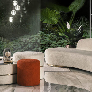 Miami Boucle Curve Sofa - Image 3