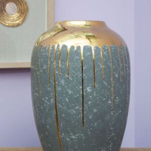 Gold Drip Vase - Image 3