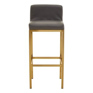 Matteo Grey Bar Stool (Chrome or Gold) - Image 3