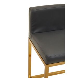 Matteo Grey Bar Stool (Chrome or Gold) - Image 7