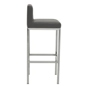 Matteo Grey Bar Stool (Chrome or Gold) - Image 13