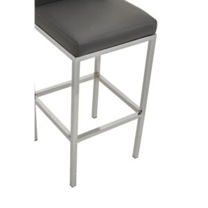 Matteo Grey Bar Stool (Chrome or Gold) - Image 15