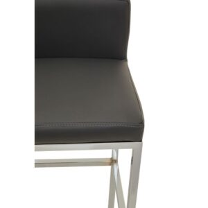 Matteo Grey Bar Stool (Chrome or Gold) - Image 16