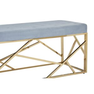 Powder Blue & Gold Bench - Image 5