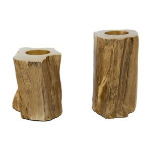 Kola Gold Candle Holder Set of 2 - Image 4