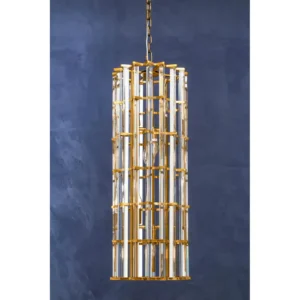 Astella Vertical Brass Chandelier - Image 3