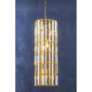 Astella Vertical Brass Chandelier - Image 2