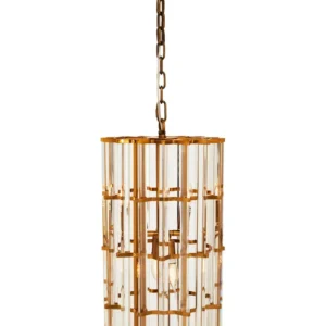 Astella Vertical Brass Chandelier - Image 5