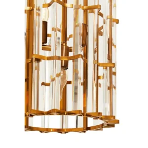 Astella Vertical Brass Chandelier - Image 6