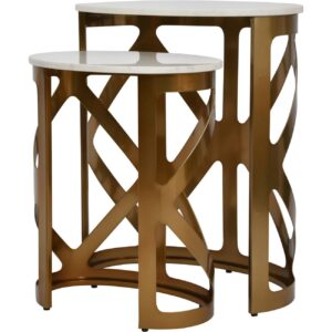 Manhattan Marble Side Table Nest - Image 3