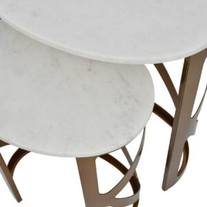 Manhattan Marble Side Table Nest - Image 8