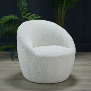 Boucle Cuddle Chair - Image 4