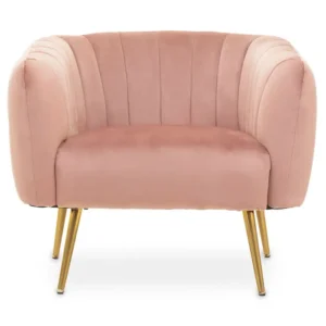 Lavissa Gold Leg Armchair - Image 4