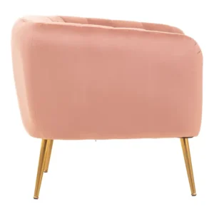 Lavissa Gold Leg Armchair - Image 7