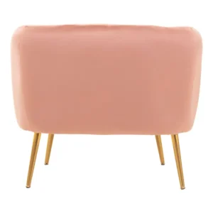 Lavissa Gold Leg Armchair - Image 8