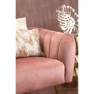 Lavissa Gold Leg Armchair - Image 3