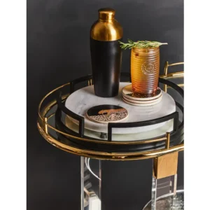 Lucien Gold Drinks Trolley - Image 3