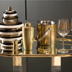 Lucien Gold Drinks Trolley - Image 4