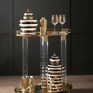 Lucien Gold Drinks Trolley - Image 6