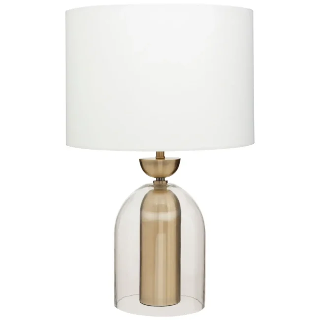 luxury gold and cream lamp