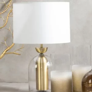 luxury gold and cream lamp