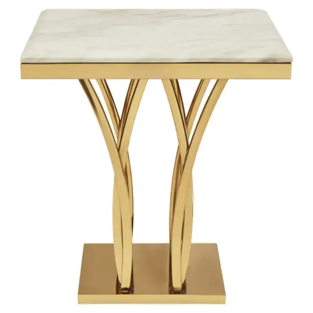 Titan Marble Accent Table