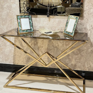 Elite Gold Console Table - Image 2