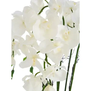 White Orchid In Plant Pot 52CM - Image 9