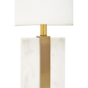 Elisa Marble And Brushed Gold Lamp - Image 5