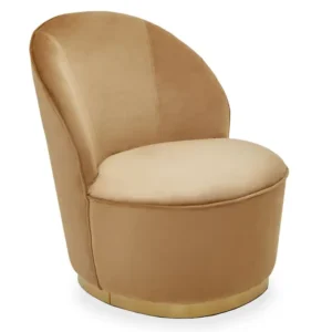 Luxe Gold Base Accent Chair - Image 3