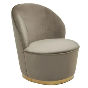 Luxe Gold Base Accent Chair - Image 2