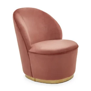 Luxe Gold Base Accent Chair - Image 4