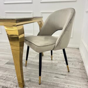 Nero Velvet Dining Chair - Image 9