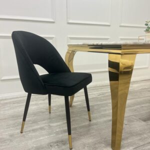 Nero Velvet Dining Chair - Image 11