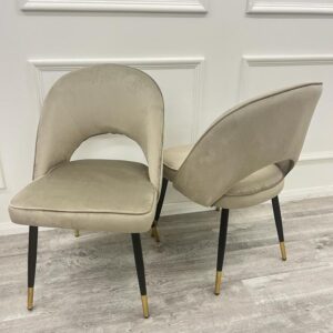 Nero Velvet Dining Chair - Image 10