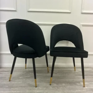 Nero Velvet Dining Chair - Image 12