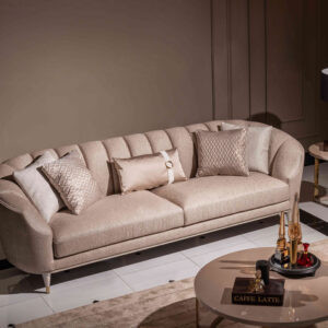 luxury sofa beige and gold