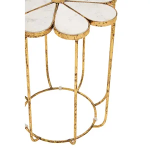 Marble Petal Side Table - Image 4