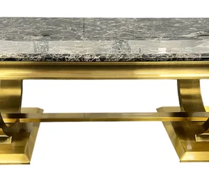 Ariana Gold Marble Coffee Table - Image 14